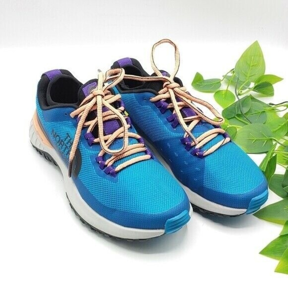 The North Face Ultra Swift Trail WMS Running Shoes Blue Purple SZ 7